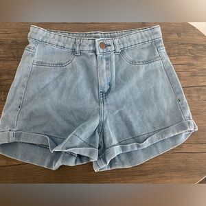 Stylish Light Blue Denim Shorts for Women